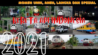 KERETA API UNIK, ANEH, LANGKA, DAN SERU INDONESIA 2021