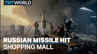 At least ten killed in missile strike on Ukrainian shopping mall