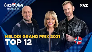 Melodi Grand Prix 2021 (Eurovision) - 🇳🇴 Norway: Final Top 12