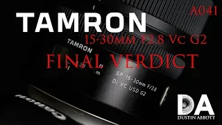 Tamron 15-30mm F2.8 G2 (A041):  Final Verdict | 4K