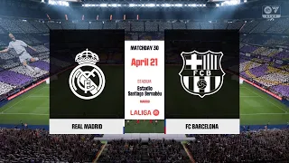 Real Madrid vs FC Barcelona - LaLiga - Matchday 32 - 21st April 2024 Full Match - FC 24