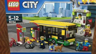 LEGO City 60154 City Bus Station time lapse