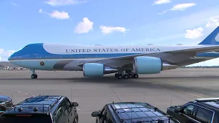 Biden departs Sea-Tac Airport following visit to Seattle