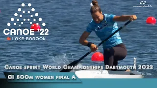 C1 500m women final A Canoe sprint World Championships Dartmouth 2022