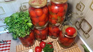 Помідори класичні в пряно-солодкому маринаді🍅😍 Рецепт моєї мами 🤗😍 Найсмачніший рецепт помідорів 🍅🍅🍅