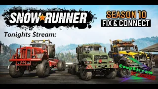 SnowRunner Season 10 DLC  Fix and Connect- NEW MAP/NEW TRUCKS/NEW JOBS.