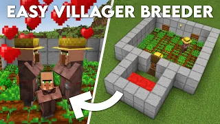 Minecraft Infinite Villager Breeder Tutorial - Easiest & Best Design