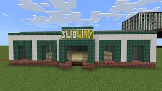 Minecraft Subway Restaurant Tutorial