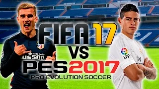 FIFA 17 vs PES 2017 | E3 Trailer Gameplay