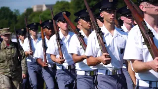 First-Year cadets take part in annual parade