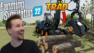 VI SÅGAR NER TRÄD I FARMING SIMULATOR 22 med SoftisFFS - #14