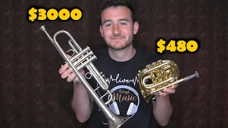 MINI POCKET TRUMPET vs My Professional Trumpet