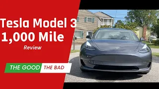 Tesla Model 3 1,000 Mile Review