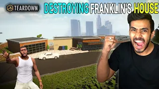 DESTROYING FRANKLIN'S HOUSE 🏡IN MINECRAFT  | MINECRAFT GAMEPLAY #technogamerz #minecraft