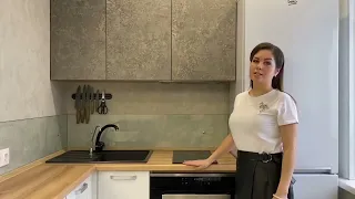 Видеообзор небольшой стильной кухни в хрущевке