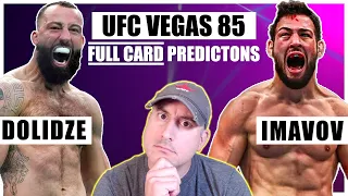 UPDATED: UFC Vegas 85: Dolidze vs. Imavov FULL CARD Predictions and Bets