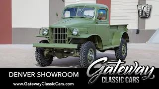 1941 Dodge WC 1/2 Ton Truck For Sale, Gateway Classic Cars - Denver #741