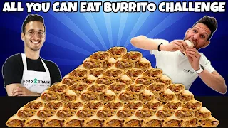 ALL YOU CAN EAT BURRITO CHALLENGE cucinati da MONIR di MASTERCHEF 10 (Food2Train) - MAN VS FOOD