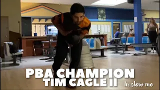 Slow Motion Form Analysis of Tim Cagle II - Strangest Bowling Style??