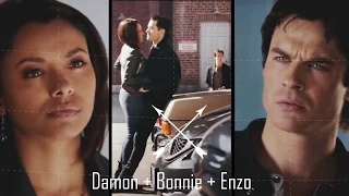 Damon + Bonnie + Enzo | | Не вынести [7x20]