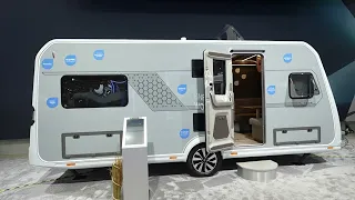 Modern caravan KNAUS AZUR 540 model 2024