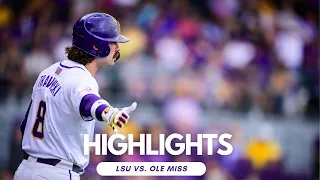 LSU Baseball vs Ole Miss Game 1 | Highlights
