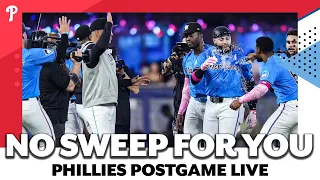 Phillies can't complete sweep in Miami after walk-off loss in the 10th | Phillies Postgame Live