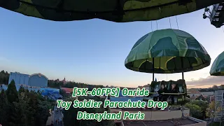 [5K-60FPS] - Toy Soldiers Parachute Drop (Onride) 2024 - Walt Disney Studio Paris