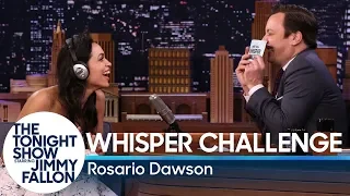 Whisper Challenge with Rosario Dawson