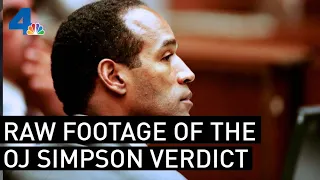 Raw Footage of the Verdict Reading at the Trial of OJ Simpson | From the Archives | NBCLA