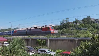 Три поезда между Лоо и Дагомысом