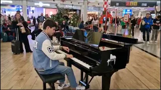 The Most Insane "Time" - Inception Public Piano Performance!