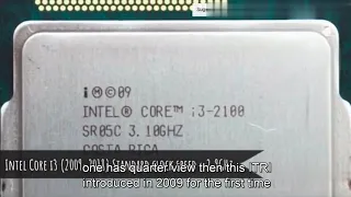 CAO - History of INTEL Processors