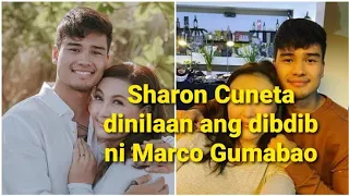 SHARON CUNETA DINILAAN ANG DIBDIB NI MARCO GUMABAO