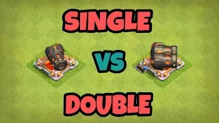 SINGLE vs DOUBLE CANNON ( COMPARING TWO TYPES OF CANNONS ) | GEAR UP THE MAX CANNON |