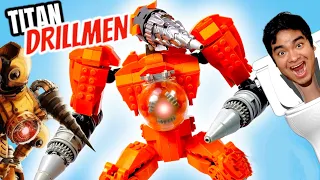 Hice al TITAN DRILLMAN de Skibidi Toilet Multiverse con Lego