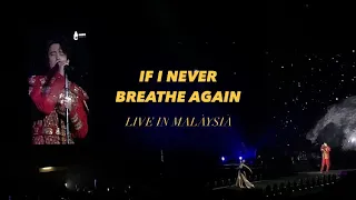 IF I NEVER BREATHE AGAIN - Dimash Qudaibergen #STRANGERTOUR Live In Malaysia