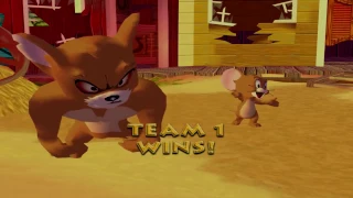 Tom and Jerry War of the Whiskers Duckling and Tyke vs Jerry and Nibbles 54