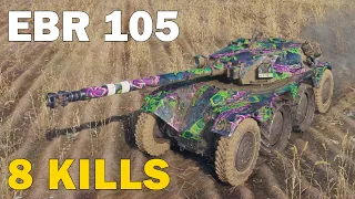 Panhard EBR 105 - 8 KILLS, 8,5K DAMAGE - World Of Tanks