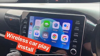 N80 Hilux headunit upgrade with wireless CarPlay