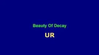 UNDERGROUND RESISTANCE BEAUTY OF DECAY UR-004