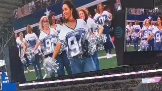 60th anniversary of Dallas Cowboys cheerleaders halftime show 11/14/21 Cowboys vs Falcons