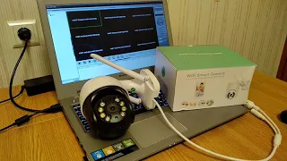 Connecting a wireless WIFI PTZ CCTV camera to a computer using the CMS program