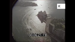 1980s, 1990s Aerials of Sydney Harbour and Opera House, 35mm