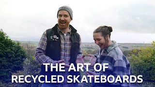 The Art of Recycled Skateboards | Loop | BBC Scotland