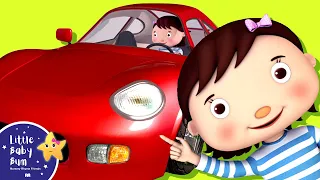 Driving in My Car Song | Nursery Rhymes for Babies by LittleBabyBum - ABCs and 123s