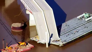 I-40 Bridge Disaster in Oklahoma #bridgecollapse #riverbridge  #documentary #barges #destruction