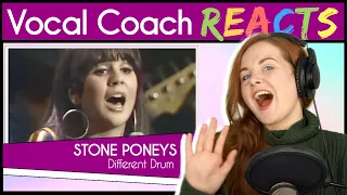 Vocal Coach reacts to Stone Poneys - Different Drum (Linda Ronstandt Live)