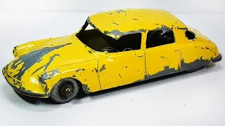 Renovation of Matchbox, Citroen DS 19 no. 66. Conversion of Fantomas' car, repair.