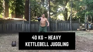 Over the Shoulder 40kg Kettlebell – Heavy Kettlebell Juggling